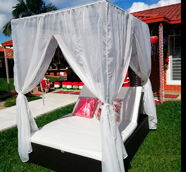 Juego de comedor de PVC